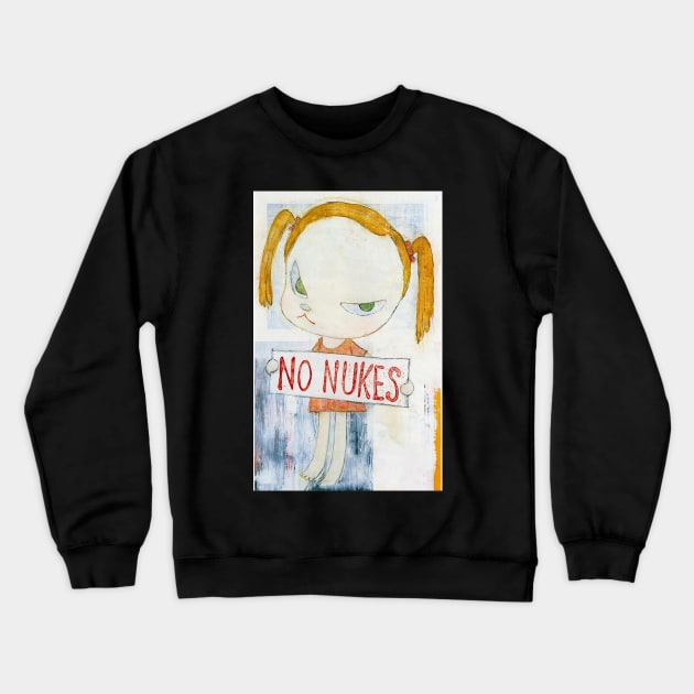 no nukes nara Crewneck Sweatshirt by brandylarsen